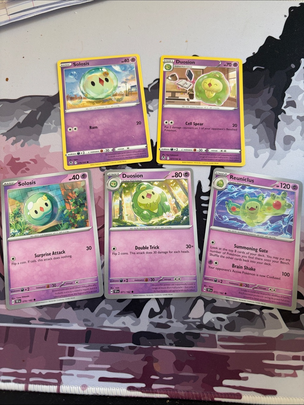 Solosis, Duosion & Reuniclus Evolution | Silver Tempest + Temporal Forces |5/$25